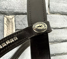 Load image into Gallery viewer, S/H Schockemohle Dressage Bridle -Padded Nose- Brown -Full