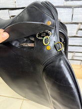 Load image into Gallery viewer, 16” Medium-MN Palaton English Leather Pony GP Saddle - Black