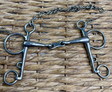 Load image into Gallery viewer, S/H 6” French Link Pelham &amp; Curb Chain