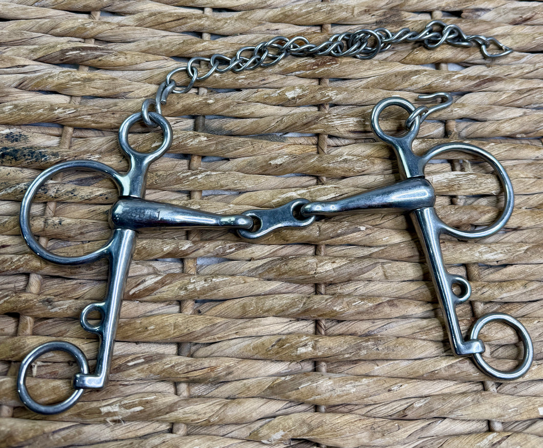 S/H 6” French Link Pelham & Curb Chain