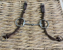 Load image into Gallery viewer, NEW 4 1/4” Cheltenham Running Gag Bit with Jeffries Rope Cheeks