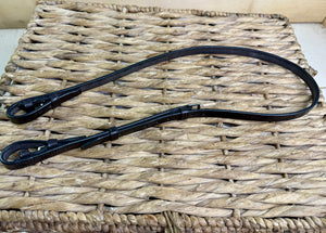 English Leather Sliphead for Double Bridle - All Sizes/Colour