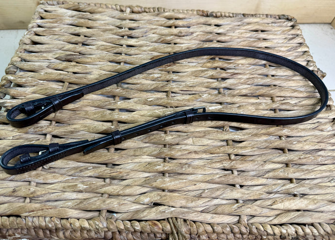 English Leather Sliphead for Double Bridle - All Sizes/Colour
