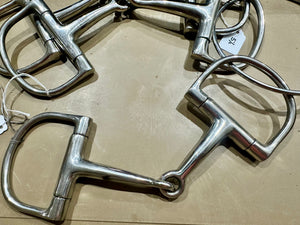 Dee Ring Single Jointed Snaffle - 4 1/2-6” - BD Legal