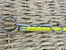 Load image into Gallery viewer, S/H 5 1/2” Lozenge Loose Ring Snaffle Bit