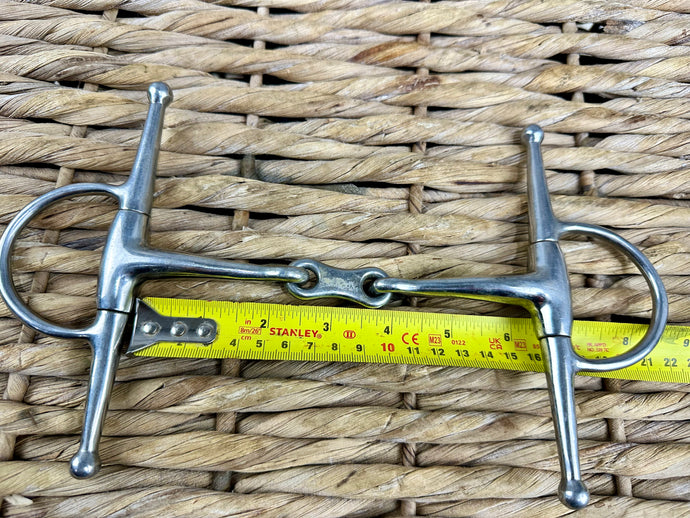 S/H 6 1/4” Full Cheek French Link Snaffle Bit