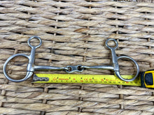 Load image into Gallery viewer, S/H 6 1/2” French Link Hanging Snaffle/Baucher Bit