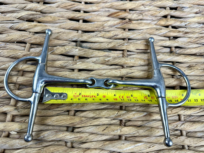 S/H 6” Full Cheek French Link Snaffle Bit