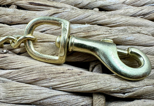 Brass Newmarket Coupling Chain - In-hand Show Leading