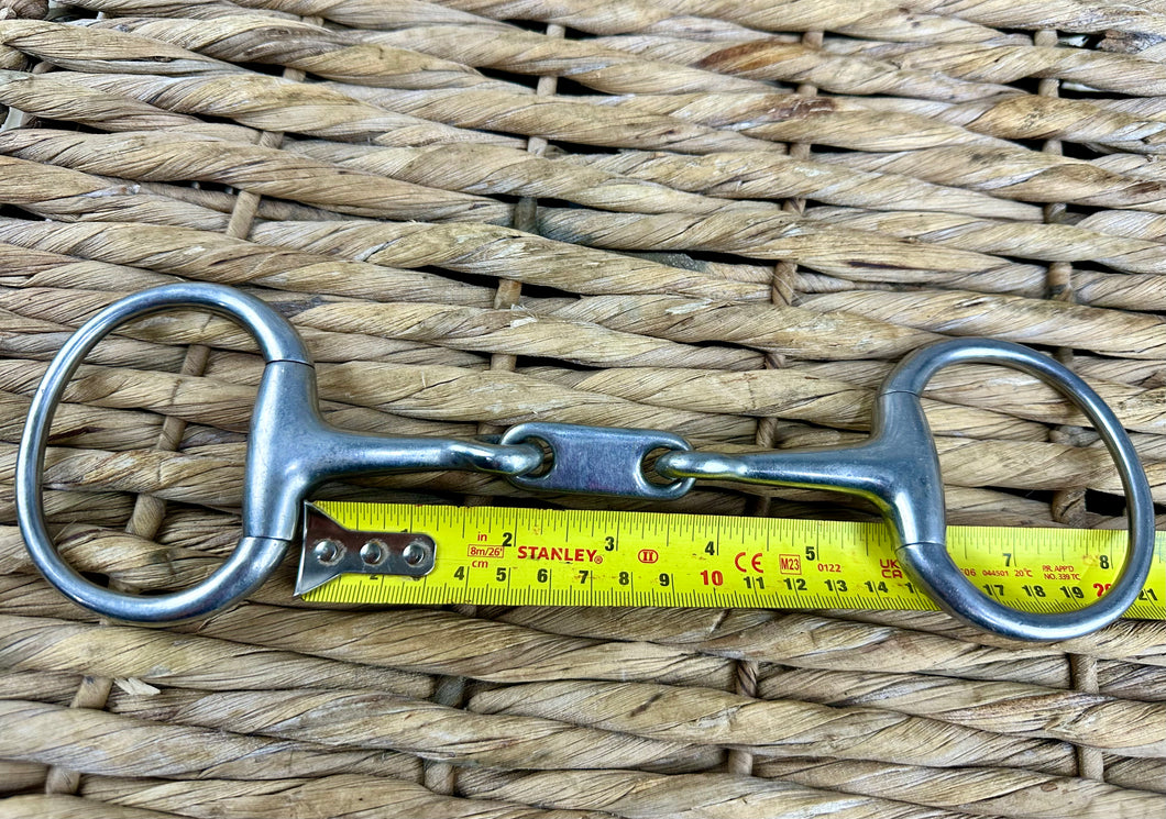 S/H 5 1/2” Dr Bristol Flat Plate Eggbutt Snaffle Bit