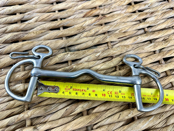 S/H 5 1/2” Port Mouth Kimblewick Bit with Hooks