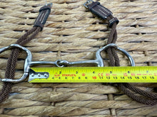 Load image into Gallery viewer, NEW 4 1/4” Cheltenham Running Gag Bit with Jeffries Rope Cheeks