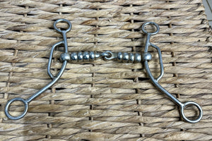 S/H 5 1/2” Cherry Roller American Gag Bit