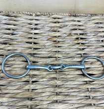 Load image into Gallery viewer, S/H 5 1/2” Lozenge Loose Ring Snaffle Bit