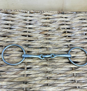 S/H 5 1/2” Lozenge Loose Ring Snaffle Bit