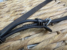 Load image into Gallery viewer, S/H Mexican Grackle Noseband -Black/White Stitching- Full