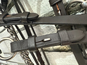 S/H English Hunter Complete Pelham Bridle - Brown - Full