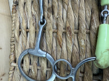 Load image into Gallery viewer, S/H Job Lot of Three X 5” Bits-Happy Mouth Gag, Lozenge Snaffle