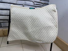 Load image into Gallery viewer, S/H Nuumed Fishtail Dressage Saddlecloth - Cream - L