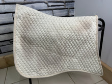 Load image into Gallery viewer, S/H Nuumed Fishtail Dressage Saddlecloth - Cream - L