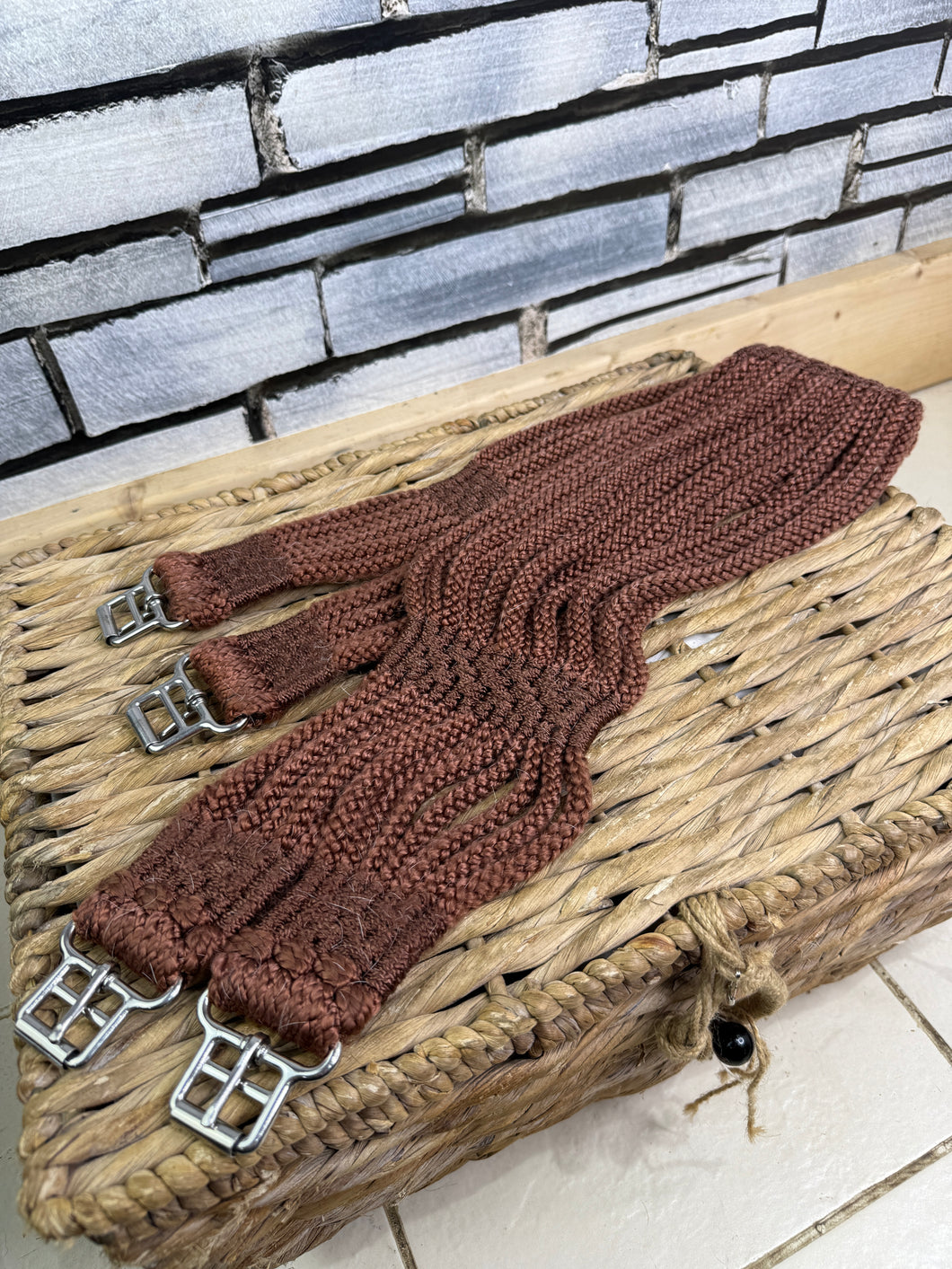 S/H 42” Stubben Cord Anti-Chafe Girth - Brown