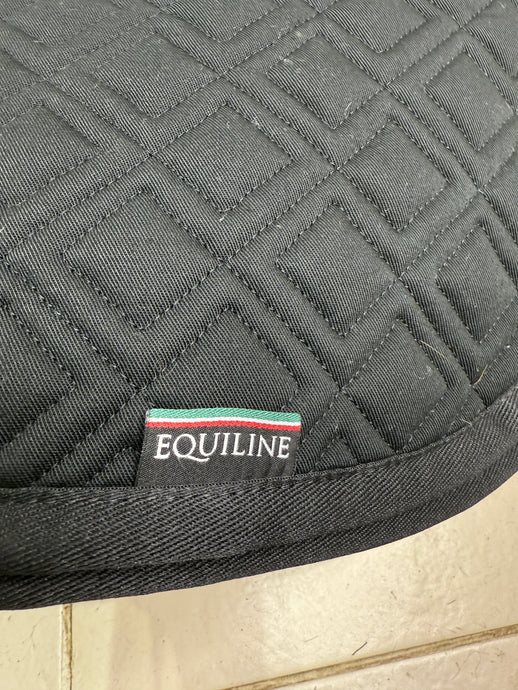 S/H Equiline Air Control System Dressage Saddlecloth - Black