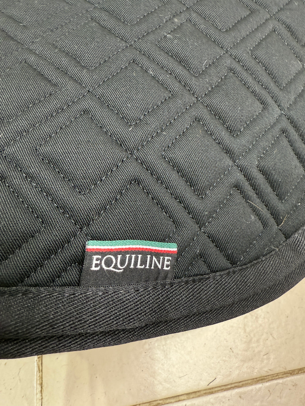 S/H Equiline Air Control System Dressage Saddlecloth - Black