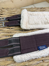 Load image into Gallery viewer, S/H 54” Shires Elastic Fluffy Girth - Brown