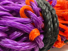 Load image into Gallery viewer, Haylage Hay Net - Large 42” Long  - 2” Holes - Purple/Lime/Pink/Orange/Black - Hayledge