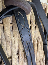 Load image into Gallery viewer, S/H English Running Martingale -Brown/Cream Stitching- Full