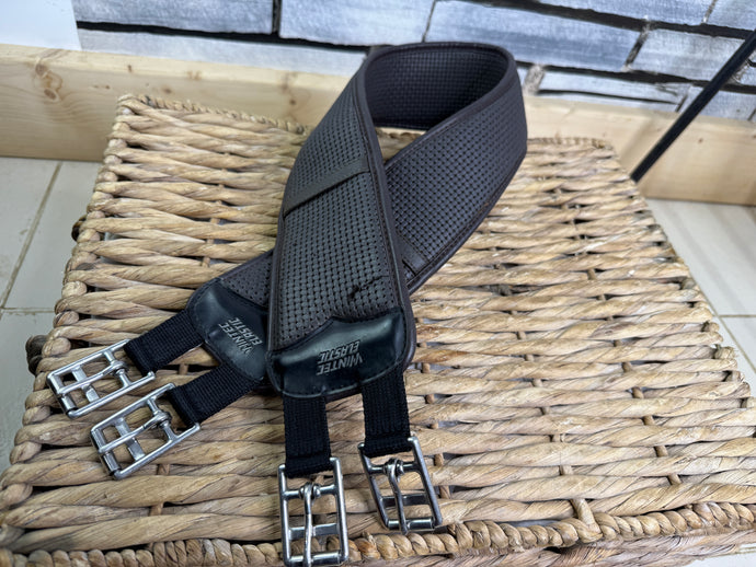 S/H 42” Wintec Elastic Waffle Girth - Brown