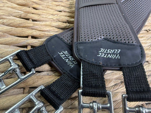 S/H 46” Wintec Elastic Waffle Girth - Brown