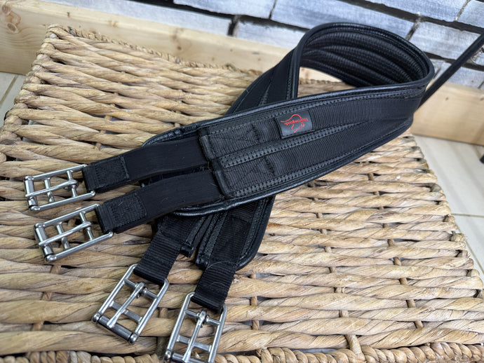 S/H 44” Thorowgood Waffle Elasticated Girth - Black