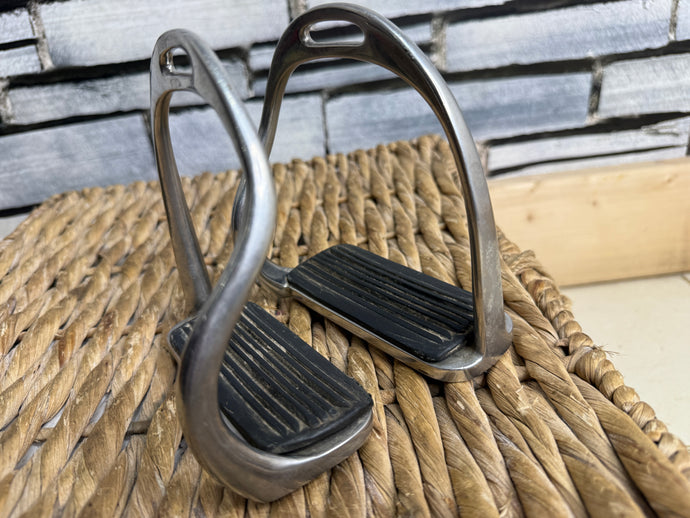 S/H 4 3/4” Bent Leg Safety Stirrup Irons