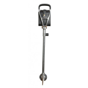 English Made Shooting Stick/Polo Leather Seat Stick-Brown/Black