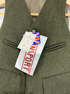 Child’s size 28 Rainsport Penine Wool Waistcoat - Green