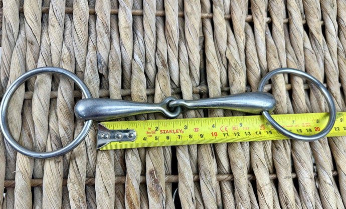 S/H 5 1/2” Hollow Mouth Loose Ring Snaffle Bit
