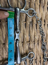 Load image into Gallery viewer, S/H 6” French Link Pelham &amp; Curb Chain