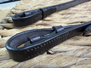 English Leather Sliphead for Double Bridle - All Sizes/Colour