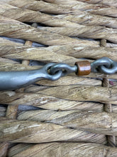 Load image into Gallery viewer, S/H 6”/15cm Grey Curved Bar Snaffle Bit &amp; Copper Roller Centre