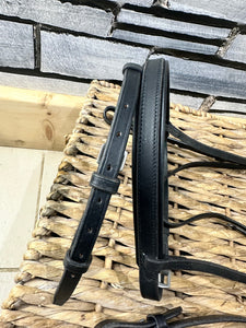 S/H Black English GFS Flash Bridle - Full