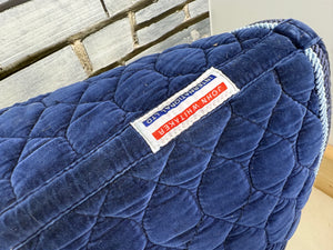 S/H Whittaker GP Velvet Saddlepad - Blue - L