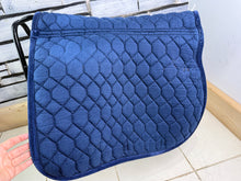 Load image into Gallery viewer, S/H Whittaker GP Velvet Saddlepad - Blue - L