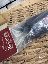 Load image into Gallery viewer, Blenheim Soft Web Draw Reins with Clips &amp; Stoppers - Brown