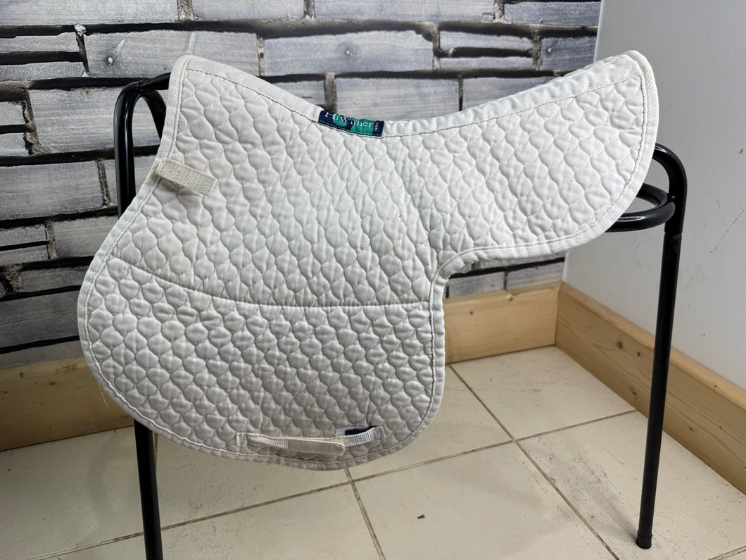 S/H Nuumed CC Half Wool Numnah - White - M