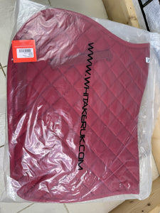 Whitaker GP/Jump Cotton Saddle Pad - Red - Full