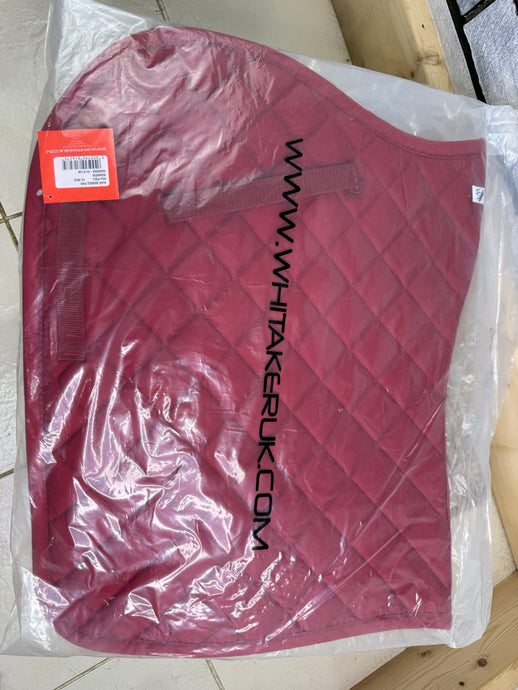 Whitaker GP/Jump Cotton Saddle Pad - Red - Full