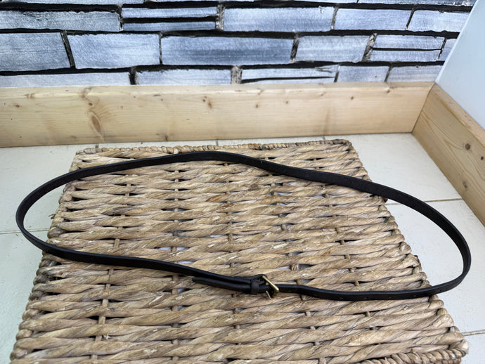 S/H Leather Neckstrap - Cob - Brown