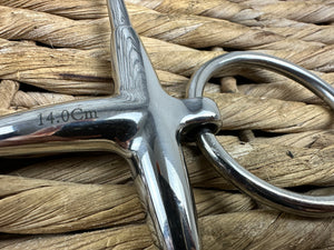 S/H 5 1/2” Loose Ring Fulmer/Full Cheek French Link Snaffle Bit