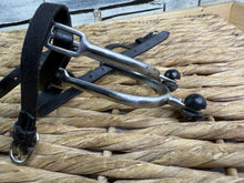 Load image into Gallery viewer, S/H Roller Ball Spurs &amp; Leather Straps